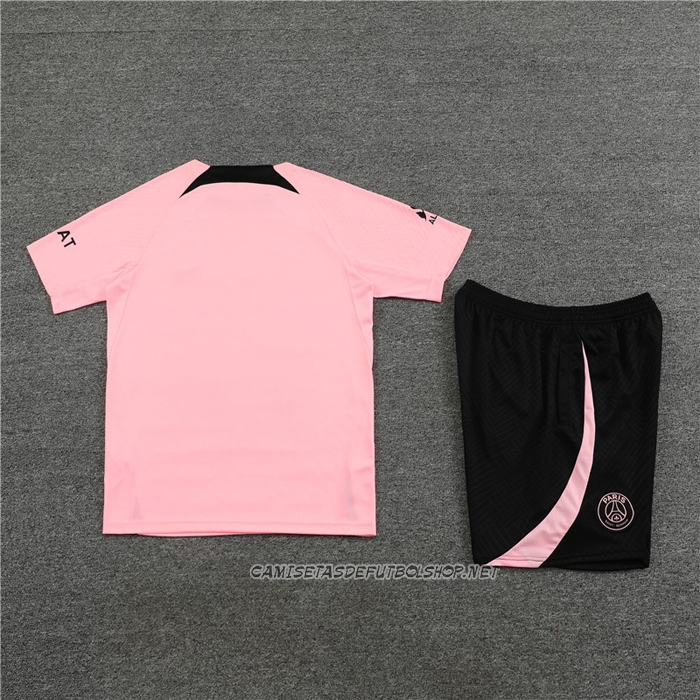 Chandal del Paris Saint-Germain 22-23 Manga Corta Rosa - Pantalon Corto